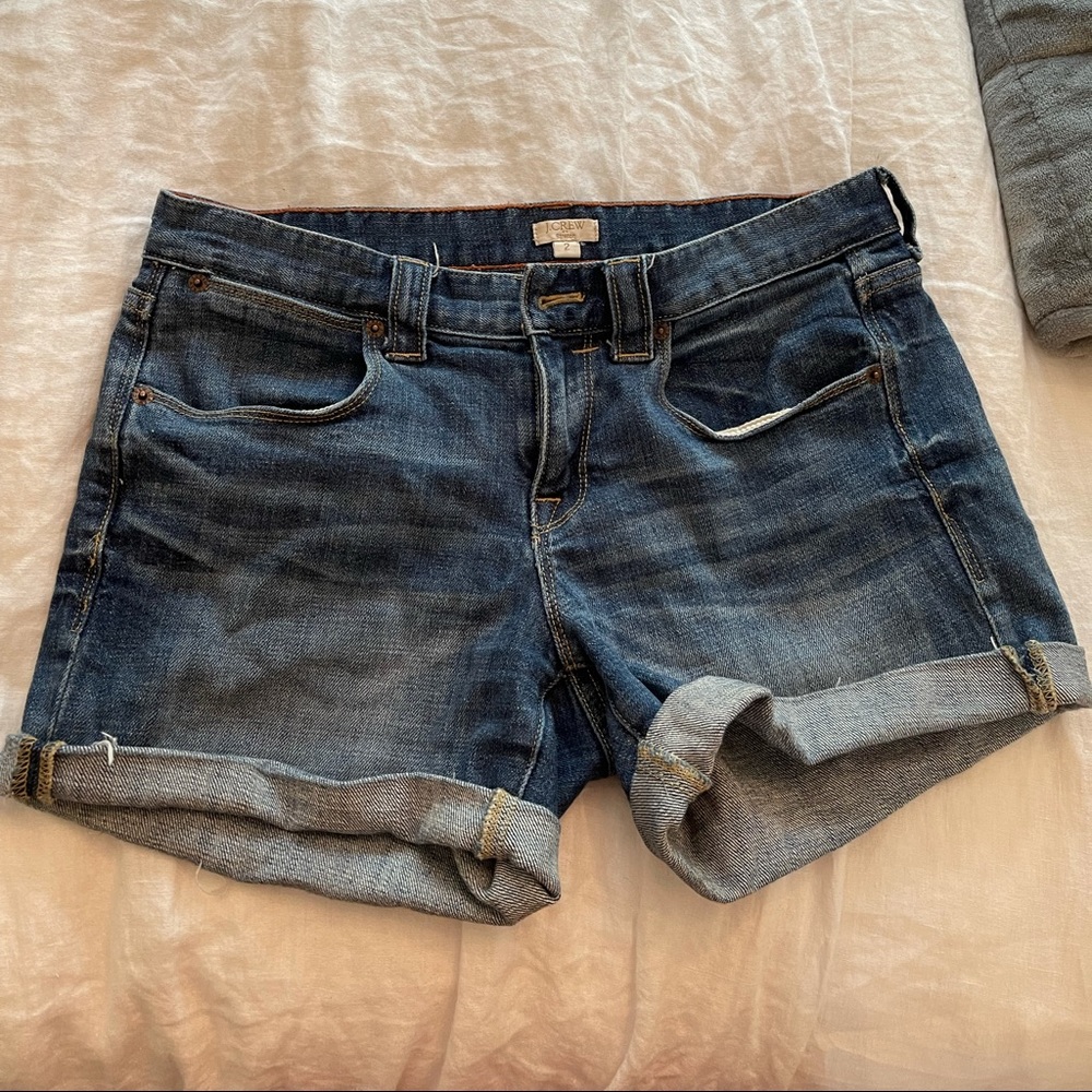 Jcrew jean shorts